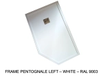 Receveur de douche, sur mesure, largeur 60 à 210 cm X 60 à 100 cm, Garantie 5 ans, résine pleine masse PN24 de couleurs, LIVRAISON RAPIDE, OFFERTE